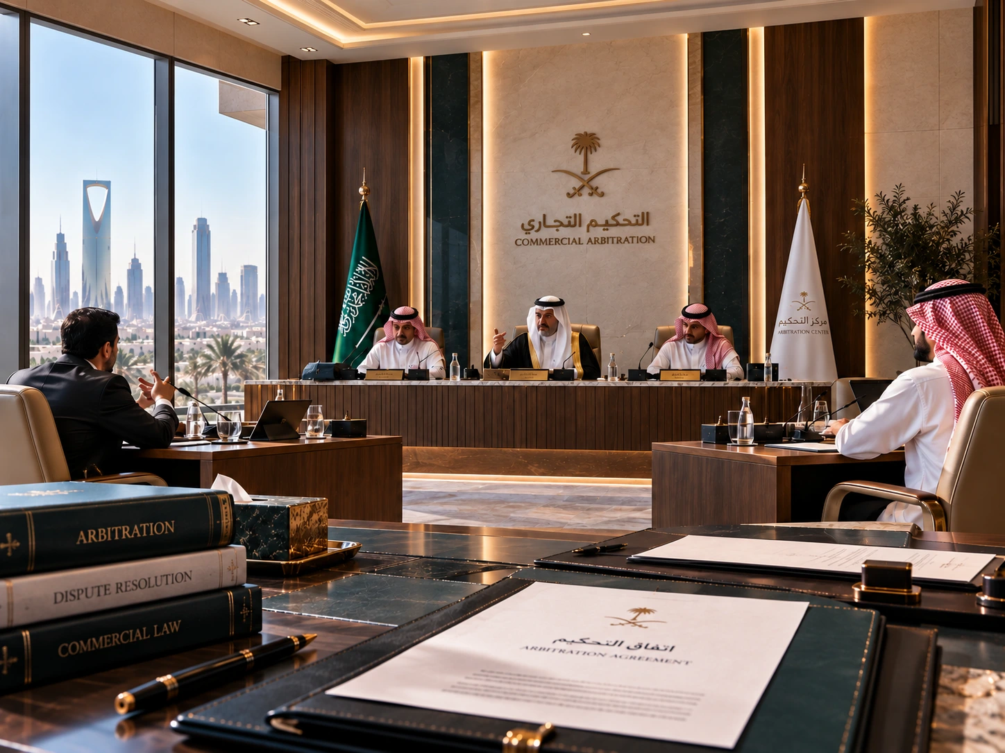 التحكيم والوساطة وفض النزاعات التجارية