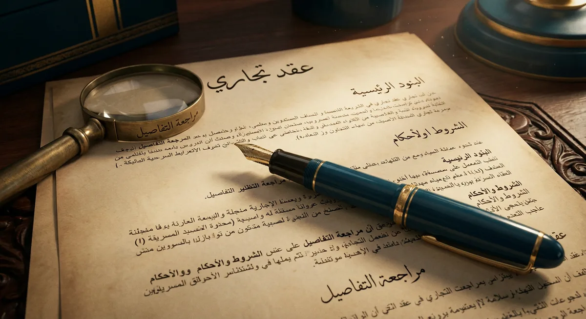 صياغة العقود التجارية ومراجعتها في الرياض - مكتب المحامي عبد المحسن الدوسري